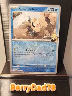 Cynthia's Feebas 052/182 Sv10: Destined Rivals Reverse Holo Pokemon TCG NM - Image 1