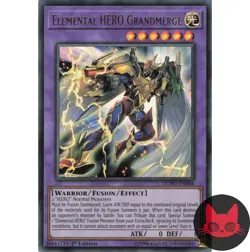 Yugioh Elemental HERO Grandmerge DUPO-EN004 Ultra Rare 1st Edition NM - Image 1