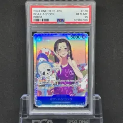 PSA 10 Gem Mt One Piece Japanese Card 2024 Romance Dawn Boa Hancock SR OP01-078 - Image 1