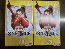 2x Box One Piece Egghead ENGLISH Starter Deck ST-29 SEALED NEW - Image 1