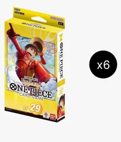 ONE PIECE ST29 LOT OF 6 STARTER DECKS ENGLISH - EGGHEAD ST 29 DECK ENG SEALED - Image 1