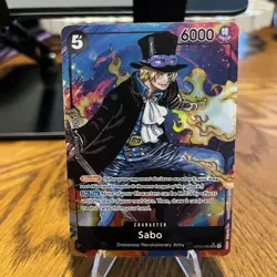 One Piece Sabo (Alternate Art) OP04-083 Kingdoms of Intrigue Foil - Image 1