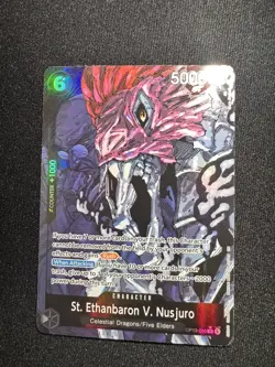St. Ethanbaron V. Nusjuro Alt Art OP13-080 Carrying On His Will One Piece TCG - Image 1