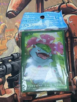 POKEMON CENTER JAPAN EXCLUSIVE CARD SLEEVES VENUSAUR IVYSAUR BULBASAUR + Box 4521329266206 - Image 2