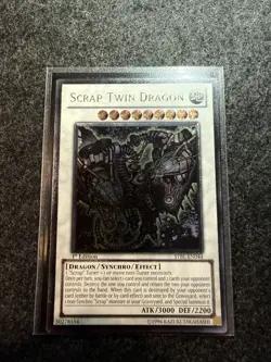 Scrap Twin Dragon STBL-EN044 Ultimate Rare 1st Edition Yugioh Card - Image 1