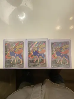 Pokemon Zacian Holo Lot of 3 Cards TCG English Standard Card #130 - Image 1