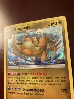 Dragonite (Cracked Ice Holo) 151/236 Deck Exclusives Rare Pokemon TCG Card - Image 2