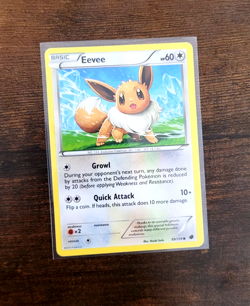 Eevee 89/116 Common Plasma Freeze Pokemon Card LP - Image 1