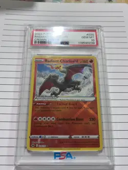 Radiant Charizard Crown Zenith Card 020/159 PSA 10 Gem Mint Pokemon - Image 3