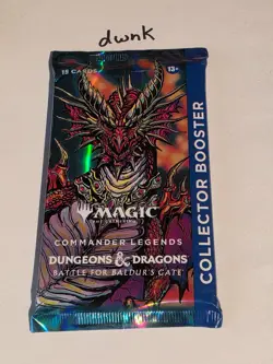 SEALED MTG Commander Legends D&D Battle for Baldur's Gate Collector Booster Pack - Image 1