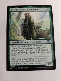 Dionus, Elvish Archdruid (Anime) Foundations Jumpstart Regular 52 MtG - Image 1