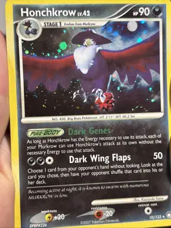 2007-2008 Pokemon Mid Era Holo Rare Lot Regigigas Gliscor Honchkrow Bronzo DPBP - Image 4