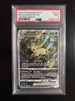 Pokemon Leafeon VSTAR Crown Zenith Galarian Gallery GG35/GG70 PSA 9 - Image 1