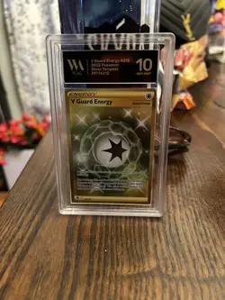 Pokemon V Guard Energy Silver Tempest #215 Secret Rare Full Art WAG Gem Mint 10 - Image 1