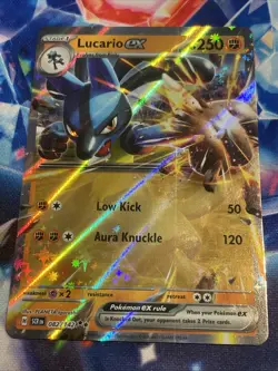 Pokemon TCG Lucario ex 082/142 Double Rare Stellar Crown NM/M - Image 1