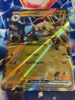 Pokemon TCG Lucario ex 082/142 Double Rare Stellar Crown NM/M - Image 2