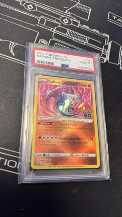 2022 POKEMON GO #011 RADIANT CHARIZARD PSA 10 - Image 1