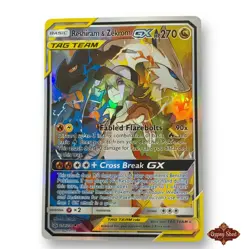 Pokemon TCG Reshiram & Zekrom GX 259/236 Secret Rare Cosmic Eclipse NMM TAG TEAM - Image 4