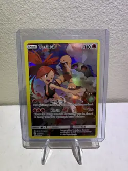 Pokemon TCG Torkoal 237/236 Secret Rare Full Art Sun & Moon Cosmic Eclipse NM - Image 1