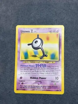 Pokemon TCG Unown Y 40/64 Neo Revelation Set Unlimited - Image 1