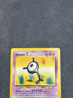 Pokemon TCG Unown Y 40/64 Neo Revelation Set Unlimited - Image 2