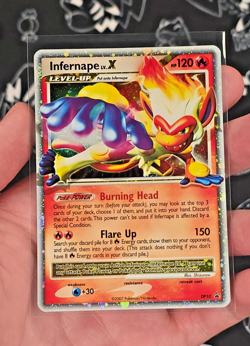 Infernape LV. X Black Star Promo - Pokemon Diamond & Pearl DP10 Promo - LP - Image 1