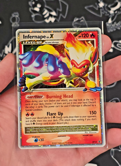 Infernape LV. X Black Star Promo - Pokemon Diamond & Pearl DP10 Promo - LP - Image 2