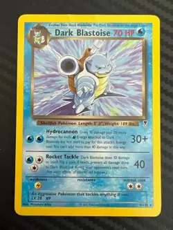 Pokemon TCG Dark Blastoise Legendary Collection 4/110 Non Holo Rare DMG - Image 1