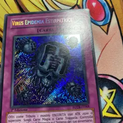 Yugioh! Eradicator Epidemic Virus FOTB-IT068 Italian 1st Edition Secret Rare MP - Image 3