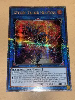 Decode Talker Heatsoul RA01-EN048 Quarter Century Secret Rare YuGiOh! NM - Image 1