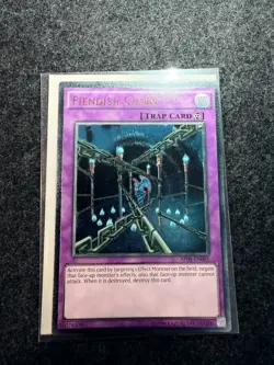 Yugioh! Fiendish Chain Ultimate Rare AP08-EN003 (European Version) - Image 1