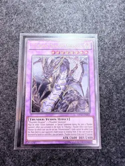YUGIOH THUNDER DRAGON COLOSSUS ULTIMATE RARE OP10-EN001 NEAR MINT - Image 2