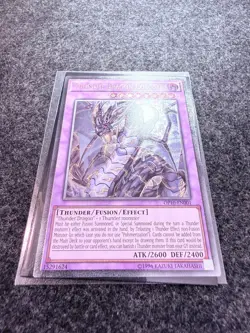 YUGIOH THUNDER DRAGON COLOSSUS ULTIMATE RARE OP10-EN001 NEAR MINT - Image 2