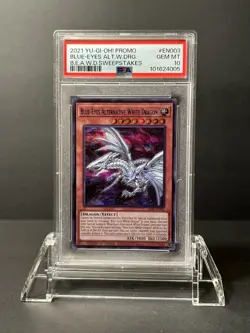 Yugioh Blue-Eyes Alternative White Dragon SBPR - EN003 Sweepstakes Promo PSA 10 - Image 1