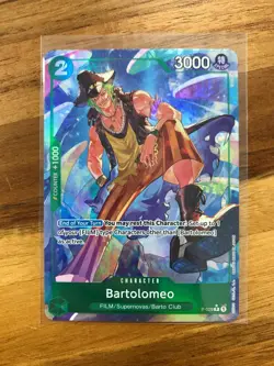 One Piece TCG PRB-01 Premium Booster Bartolomeo Pirate Alt Art P-029 - Image 1