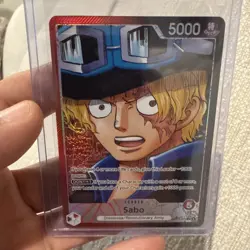 One Piece TCG Sabo OP13-004 Leader Alternate Art Alt English NM/M+ - Image 1