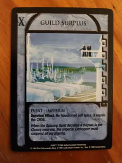 dune trading cards singles - Eye of the Storm - CCG - 1997 - Events - Image 5