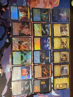 80+ Magic The Gathering Card Lot Foil Surge Extended Art Doctor Who LOTR Etc. - Image 3