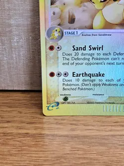Sandslash 21/100 EX Sandstorm Reverse Holo Rare Pokemon Card TCG - Image 5