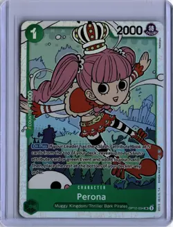 One Piece Card Game Perona OP12-034 Super Rare English Edition - Image 1