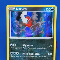 Darkrai Holo Rare 120/196 Lost Origin Pokemon Card Tcg Ccg 2022 - Image 3
