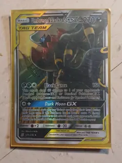 NEAR MINT!!!Pokemon TCG Umbreon & Darkrai GX Tag Team Unified Minds Card 125/236 - Image 1