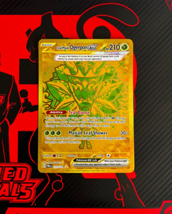 Teal Mask Ogerpon EX Hyper Rare PRE 177/131 Prismatic Pokemon TCG Gold English - Image 2
