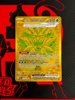 Teal Mask Ogerpon EX Hyper Rare PRE 177/131 Prismatic Pokemon TCG Gold English - Image 4