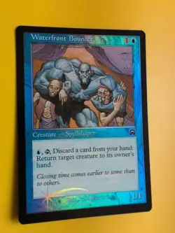 Waterfront Bouncer. Spellshaper Mercadian Masques FOIL MTG card. Old Vintage. - Image 2