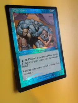 Waterfront Bouncer. Spellshaper Mercadian Masques FOIL MTG card. Old Vintage. - Image 5