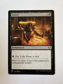 Greed - MTG Commander 2021 - NM - Image 1