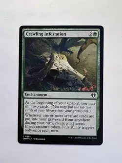 Crawling Infestation - MTG Commander Masters - NM - Image 1