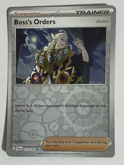 Pokemon - Boss's Orders - 172/193 - Paldea Evolved - Reverse Holo Rare - Image 1