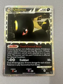 Pokemon TCG Umbreon Prime Undaunted 86/90 Holo Holo Rare Prime - Image 3